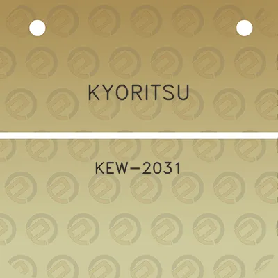 kyoritsu-kew-2031