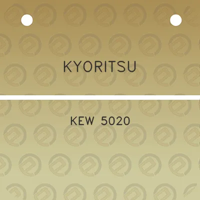 kyoritsu-kew-5020