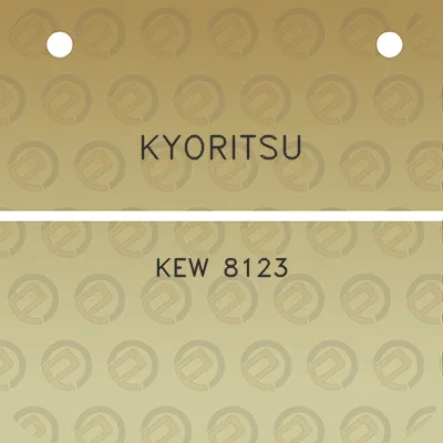 kyoritsu-kew-8123