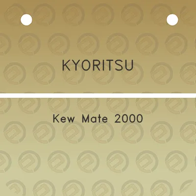 kyoritsu-kew-mate-2000