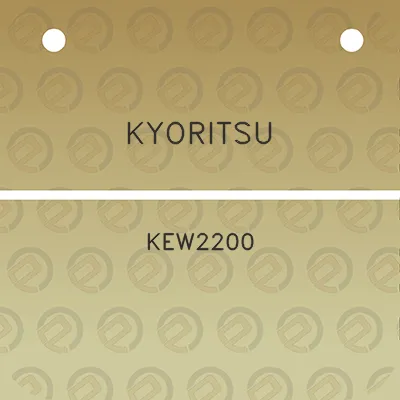 kyoritsu-kew2200