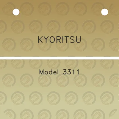 kyoritsu-model-3311