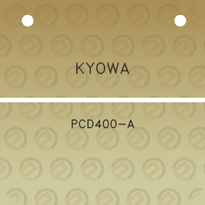 kyowa-pcd400-a