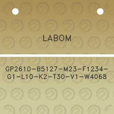 labom-gp2610-b5127-m23-f1234-g1-l10-k2-t30-v1-w4068