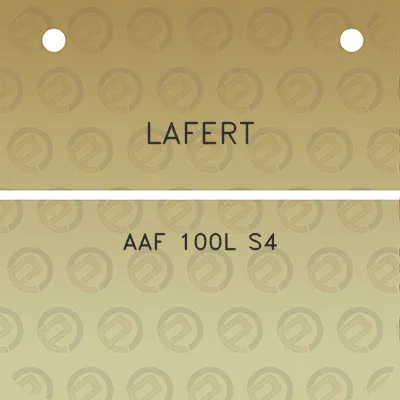 lafert-aaf-100l-s4