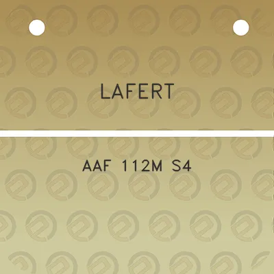 lafert-aaf-112m-s4