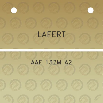 lafert-aaf-132m-a2