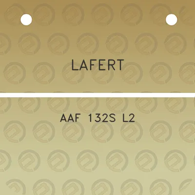 lafert-aaf-132s-l2