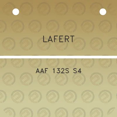 lafert-aaf-132s-s4