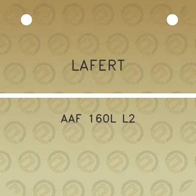 lafert-aaf-160l-l2