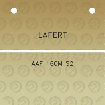 lafert-aaf-160m-s2