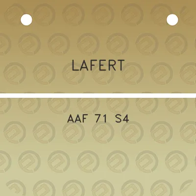 lafert-aaf-71-s4