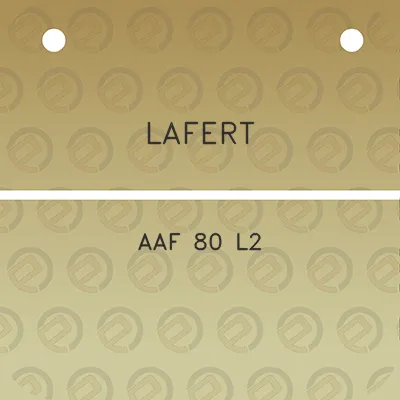 lafert-aaf-80-l2