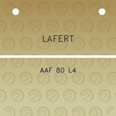 lafert-aaf-80-l4