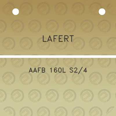 lafert-aafb-160l-s24