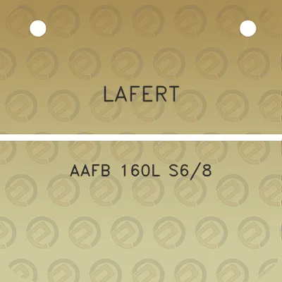 lafert-aafb-160l-s68