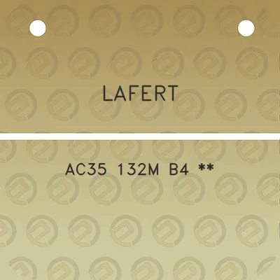 lafert-ac35-132m-b4