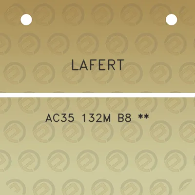 lafert-ac35-132m-b8