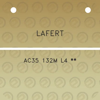 lafert-ac35-132m-l4