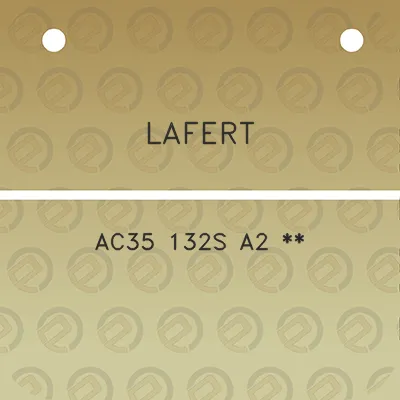 lafert-ac35-132s-a2