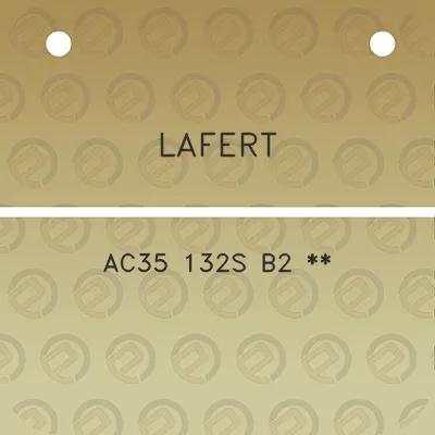 lafert-ac35-132s-b2