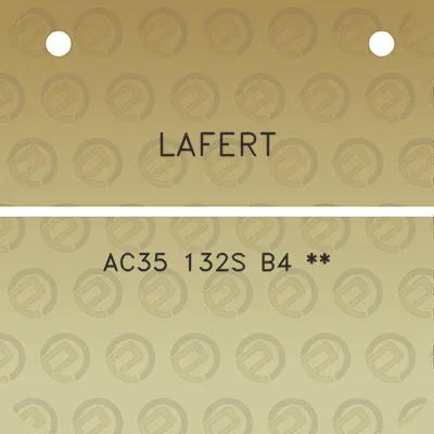 lafert-ac35-132s-b4