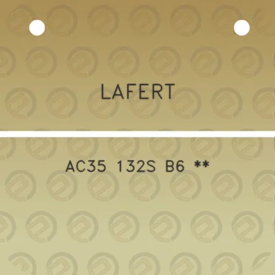 lafert-ac35-132s-b6