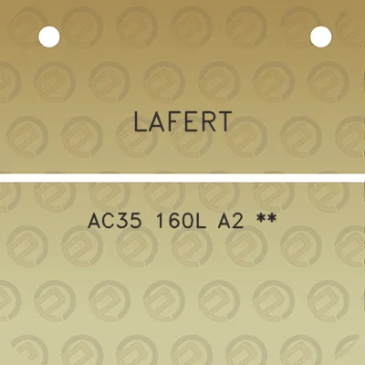 lafert-ac35-160l-a2