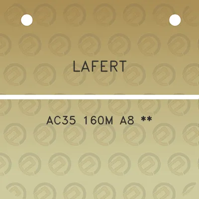 lafert-ac35-160m-a8