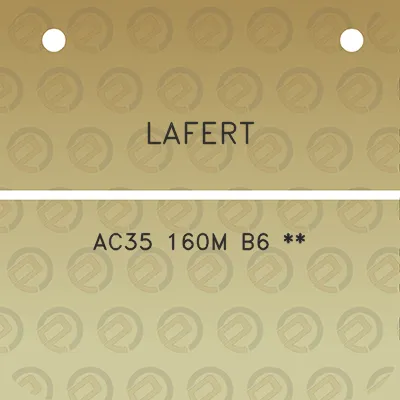 lafert-ac35-160m-b6