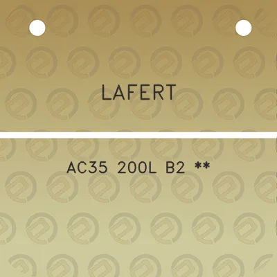 lafert-ac35-200l-b2