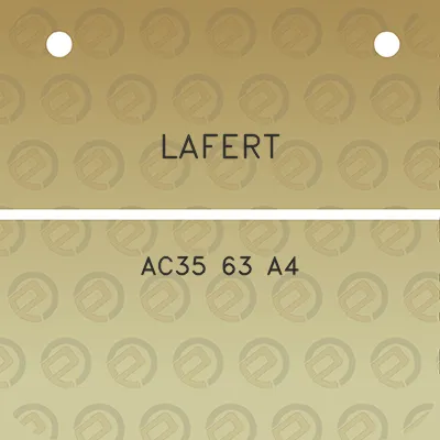 lafert-ac35-63-a4