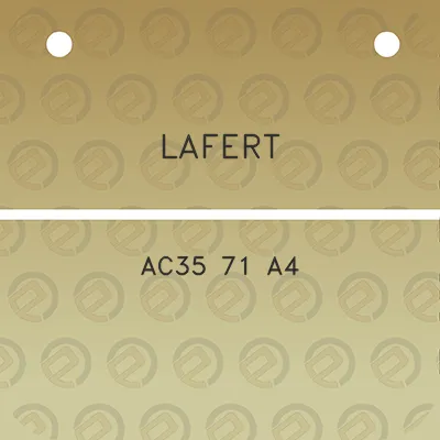 lafert-ac35-71-a4