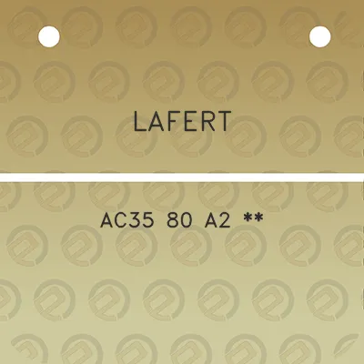 lafert-ac35-80-a2