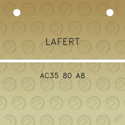 lafert-ac35-80-a8