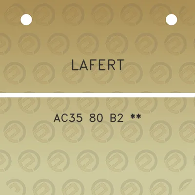 lafert-ac35-80-b2