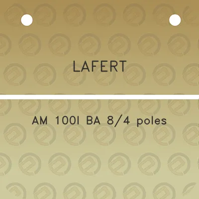 lafert-am-100l-ba-84-poles