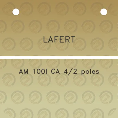 lafert-am-100l-ca-42-poles