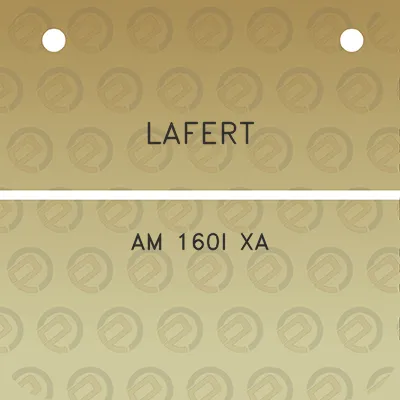 lafert-am-160l-xa