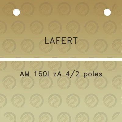 lafert-am-160l-za-42-poles