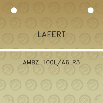 lafert-ambz-100la6-r3