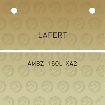 lafert-ambz-160l-xa2