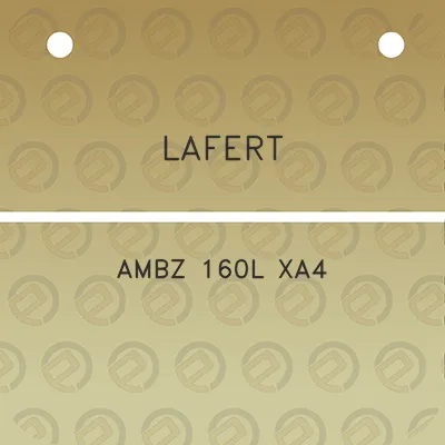 lafert-ambz-160l-xa4