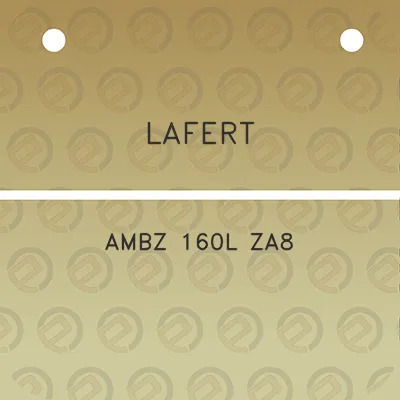 lafert-ambz-160l-za8