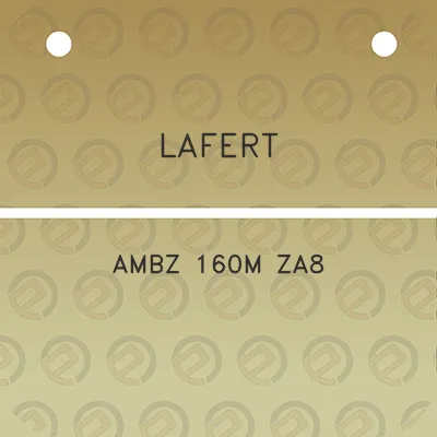 lafert-ambz-160m-za8