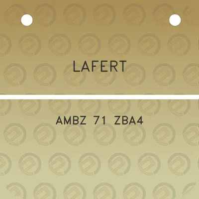 lafert-ambz-71-zba4