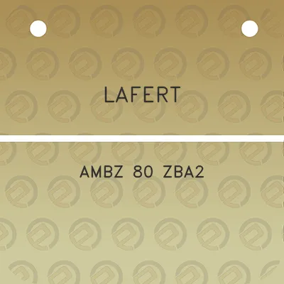 lafert-ambz-80-zba2