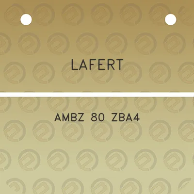 lafert-ambz-80-zba4