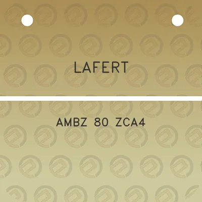 lafert-ambz-80-zca4