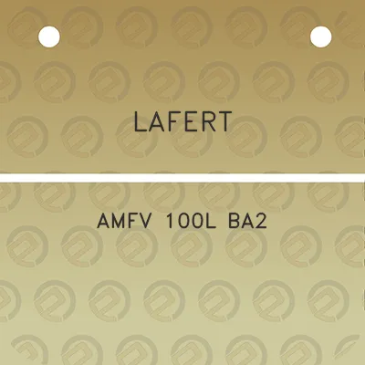 lafert-amfv-100l-ba2